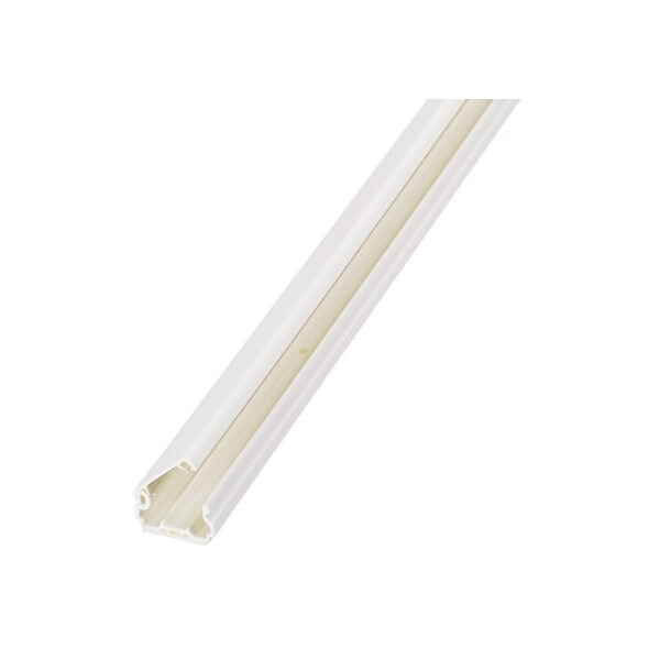Base Raceway, LDPH Series, 1 Channel, 1 in W, 0.55 in H, 6 ft L, Ivory, 6 PK